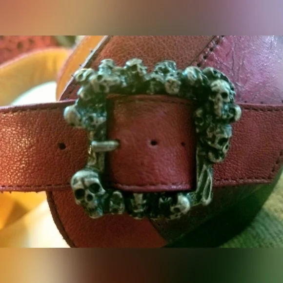 John Fluevog Red Maryjane's - Picture 8 of 10